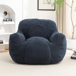 Bean Bag Chair With Tufted Stuffed Filling,Fluffy And Lazy Sofa,BeanBag Chairs With Memory Foam For Apartment Living Room-Cuddlewood - 1 of 4