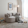 Okak Modern Memory Foam 2-Seater Sofa Couch with Pillows,Chenille Deep Seat Loveseats for Living Room, Bedroom, Apartment - 3 of 4