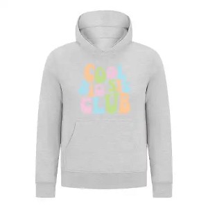 Everyday Kids Cool Big Sis Club Girls Pullover Hoodie – Colorful Sibling Sweatshirt - 1 of 4