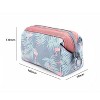 Cosmetic Bag Women Necessaire Make Up Bag Travel Waterproof Portable Makeup Bag Toiletry Kits(Grey egret) - 3 of 4
