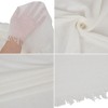 Anna-Kaci Lightweight Solid Cotton Linen Scarf Large Long Gauze Beach Wrap Shawl 78 Inches - 4 of 4