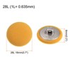 Unique Bargains Round Metal Sewing Cloth Covered Button 10 Pcs - 2 of 4