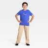 Boys' Short Sleeve Dreidel Graphic T-Shirt - Cat & Jack™ Blue - 4 of 4