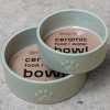 Dexypaws: Ceramic Dog Bowl: Sage Green, 26oz, Pet Feeding Dish - 3 of 4