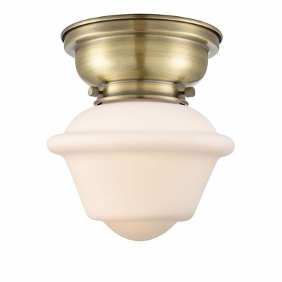 Innovations Lighting Aditi 1 - Light Flush Mount in  Antique Brass