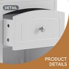 Tall Bathroom Cabinet, Freestanding Storage Cabinet with Drawer, MDF Board, Adjustable Shelf - Leovsnove - 4 of 4