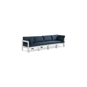 Meridian Furniture,Nizuc Water Resistant Fabric Outdoor Patio Modular Sofa - 1 of 4