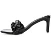 Journee Collection Womens Hattie Tru Comfort Foam Open Toe Mid Stiletto Pumps Black 10 - 2 of 4