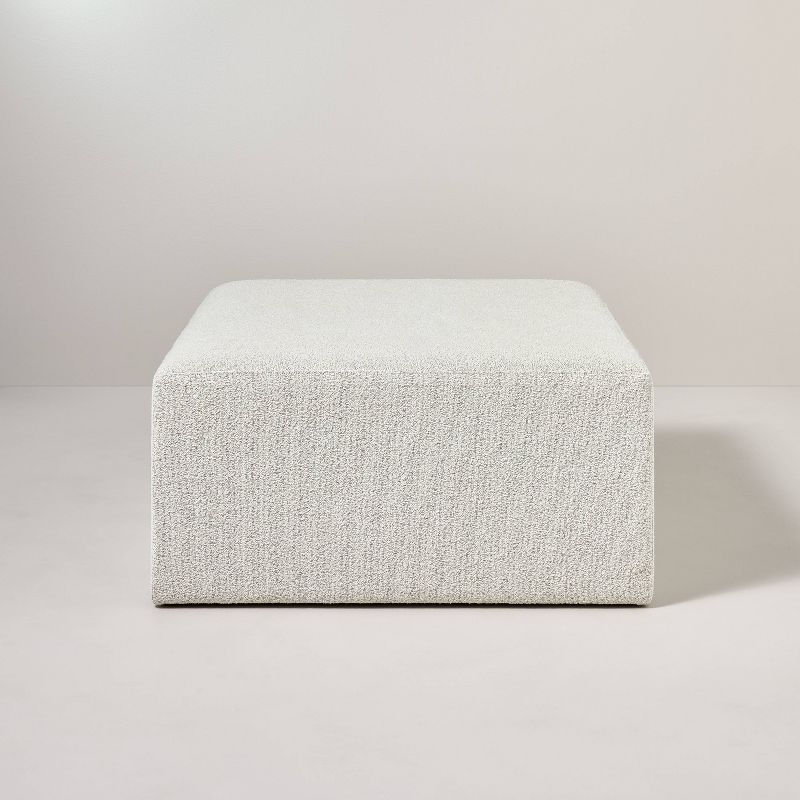 Boucle Upholstered Square Cocktail Ottoman - Hearth & Hand™ with Magnolia, 4 of 14