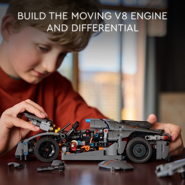 LEGO Technic Hypercar Koenigsegg Jesko Absolut Gris Juguete de construcción de autos deportivos 42173 5