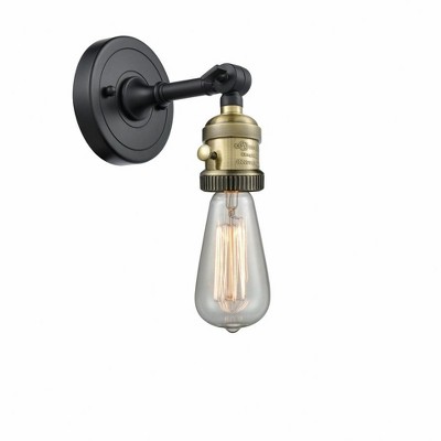 Bare Bulb - 1 Light Wall Sconce In Traditional Style-6.38 Inches Tall and 4.5 Inches Wide