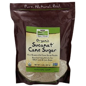 Organic Sucanat by Now Foods  -  2 lb Granule - 1 of 2