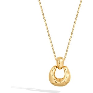 Pendant Necklace for Women - HTUTWOO™ Statement Gold Silver Necklace Trendy Jewelry for Women - 1 of 4