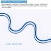 Unique Bargains Flexible Curve Plastic Bendable Markings Ruler for Drawing Sewing - 2 of 4