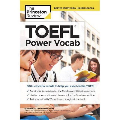  TOEFL Power Vocab - (College Test Preparation) by  The Princeton Review (Paperback) 