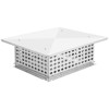 304 Stainless Steel Chimney Cap Cover - Adjustable Fireplace Flue Vent Top with Metal Strips, Screws & Gloves Included - 3 of 4