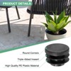 Unique Bargains Durable Plastic Multipurpose Use Mechanical Fasteners 30 Pcs Black - 2 of 4