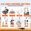 VEVOR Heat Press Machine, 8 in 1 Combo Digital Multifunctional Sublimation Heat Transfer Machine 12x15 inch,  360 Degree Rotation Swing Away, Black - 3 of 4