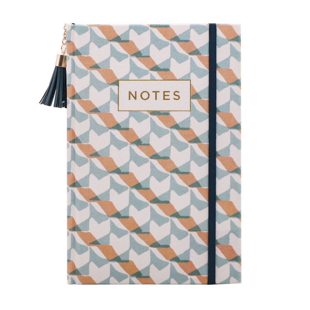 Photos - Notebook College Ruled Printed Journal Blue/White - Threshold™