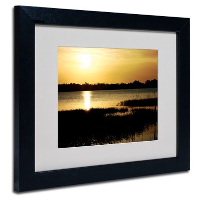 Trademark Fine Art - Patty Tuggle 'End of the Day' Matted Framed Art