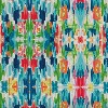 2pc 19" Outdoor/Indoor Seat Cushion Abstract Reflections Multi Blue - Pillow Perfect - 4 of 4