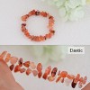 Natural Stone Chip Bracelet Irregular Gemstone Healing Crystal Quartz Bohemia Stretch Bead Bracelets - 3 of 4