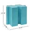 MAYEERTY 1 Pack Modular Puzzle Side Table, MGO Artistic End Table for Indoor Outdoor Living Room, Patio - 4 of 4