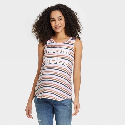 Graphic Mom Mode Maternity Tank Top - Isabel Maternity by Ingrid & Isabel™