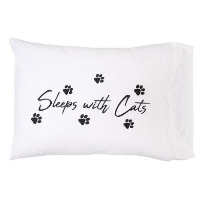 C&F Home 20" x 30" Sleeps With Cats Pillowcase