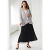 Woman Within Women's Plus Size 2-Piece Sheer Jacket Set - 3 of 4