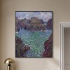 Art Remedy Claude Monet - Belle lle Rocks at Port Goulphar Classic Monet Art Prints Framed - 2 of 4