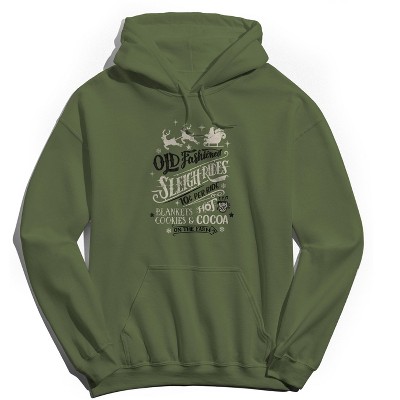 Rerun Island Men's Smell Like Christmas Long Sleeve Graphic Cotton Hoodie :  Target