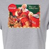 Women's - Coca-Cola - Vintage Santa With Coca Cola Ice Cooler Cropped Graphic T-Shirt - 2 of 4