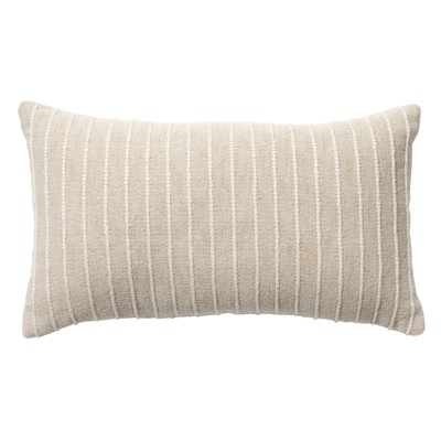 Nate Home by Nate Berkus Textured Decorative Pillow, 14" x 24", Natural