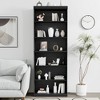 PexFix Wood Grain Storage Cabinet Bookshelf for Living Room Office Bedroom - 3 of 4