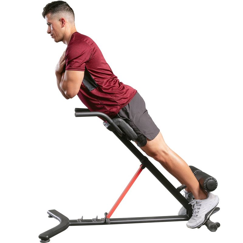 Sunny Health &#38; Fitness Hyperextension Roman Chair with Dip Station, 3 of 12