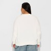 Women's Sourdough Fleece Graphic Sweatshirt - White - 3 of 3