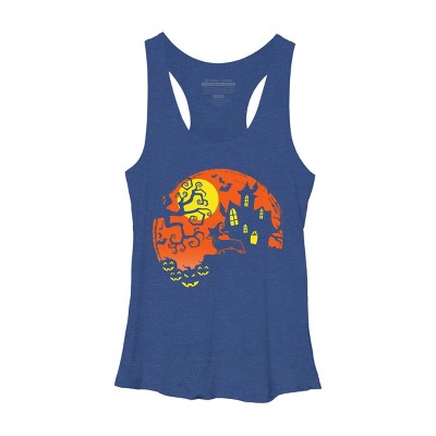 Women's Design By Humans Funny Dachshund Dog Lovers Gifts Halloween Party Costume Gift By lukesstore Racerback Tank Top