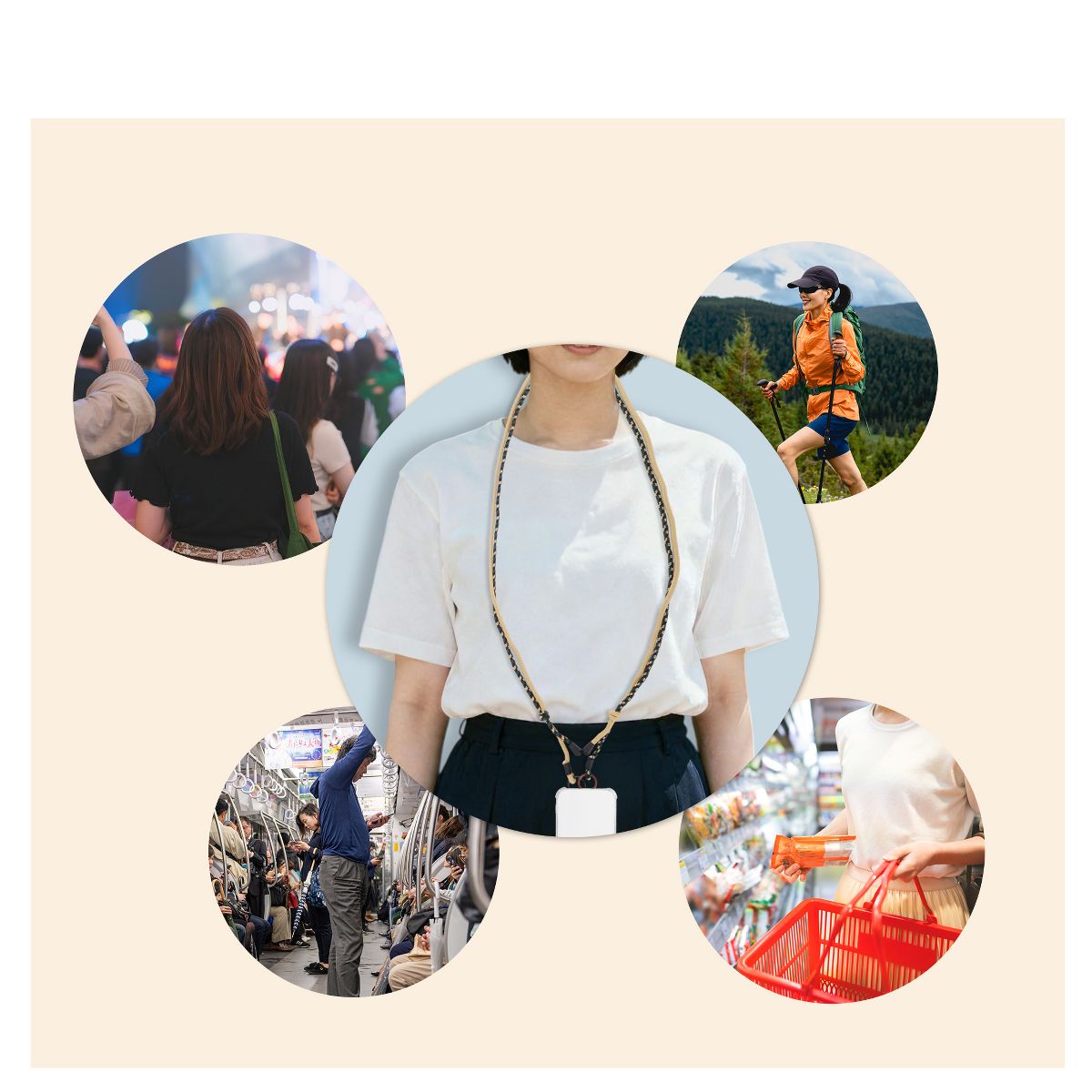 Unique Bargains Polyester Crossbody Phone Strap Universal Anti-Lost 1Pc - thumbnail 5