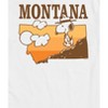Men's - Peanuts - Snoopy Montana Short Sleeve Graphic T-Shirt - 2 of 4