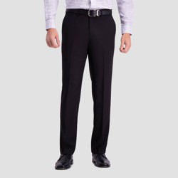 Haggar H26 Men's Premium Stretch Slim Fit Dress Pants - Black 28x30