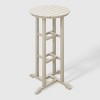WestinTrends Malibu 42" All Weather HDPE Outdoor Patio Bar Height Bistro Table - Round - 4 of 4
