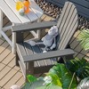 Patio Kids' Adirondack Chair Seat Weather Resistant for Ages 3-8 Yellow\Blue\Green\Grey\Red\Turquoise\White - 3 of 4