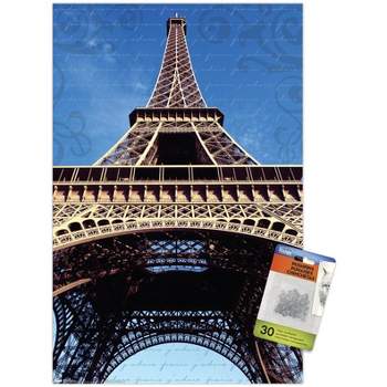 Trends International Landmarks - The Eiffel Tower Unframed Wall Poster Prints