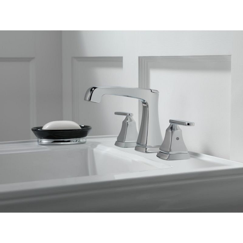 Delta Faucets Ashlyn Two Handle Widespread Bathroom Faucet with EZ Anchor, 5 of 6