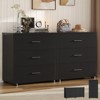 Besiost 6-Drawers Dressers Cabinet with Storage, Closet Storage Cabinet, Night Stand - 3 of 4