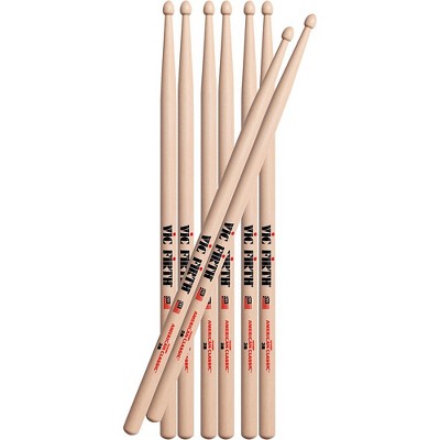 Vic Firth American Classic 2B Drum Sticks—Buy 3 Pairs, Get 1 Free 2B Wood