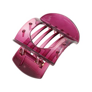Unique Bargains Fashion Heart-Shaped Hollow Hair Clips Hairdo Clip 1 Pc - 1 of 4