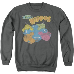 Hungry Hungry Hippos Ready To Play Adult Crewneck Sweatshirt - 1 of 4