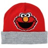 Sesame Street Elmo Boys Reversible Winter Beanie Hat and Mittens Set, Toddlers Ages 2-4 - 3 of 4